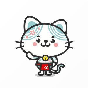 Jelly (Jelly)さんの刺青柄の猫のキャラクターデザインへの提案