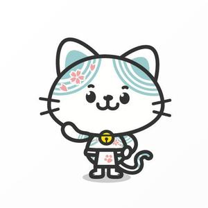 Jelly (Jelly)さんの刺青柄の猫のキャラクターデザインへの提案