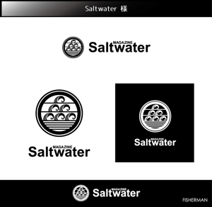 FISHERMAN (FISHERMAN)さんのウェブマガジン「Saltwater Magazine」のロゴ制作への提案