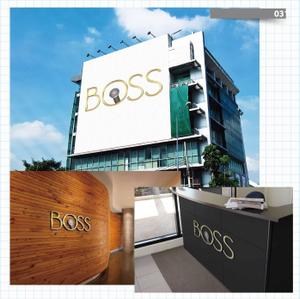 B_M_Graphix (B_M_Graphix)さんのカラオケBARの「BOSS」というお店のロゴへの提案