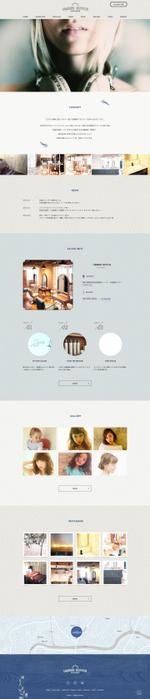 ish_D ()さんのNEWオープンのヘアサロン！ホームページTOPデザイン案、募集します♪への提案