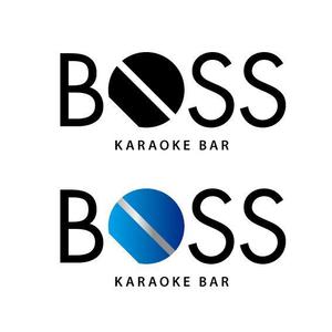 LHRSさんのカラオケBARの「BOSS」というお店のロゴへの提案