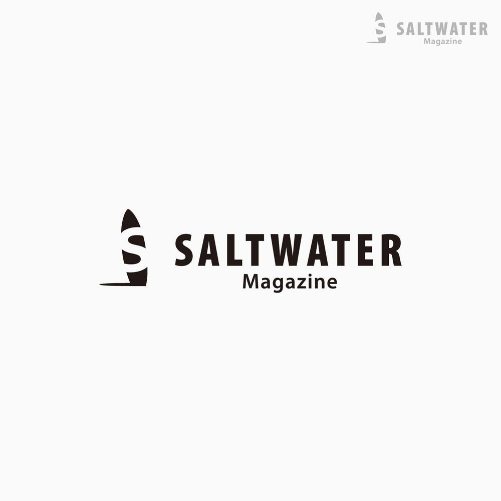 ウェブマガジン「Saltwater Magazine」のロゴ制作