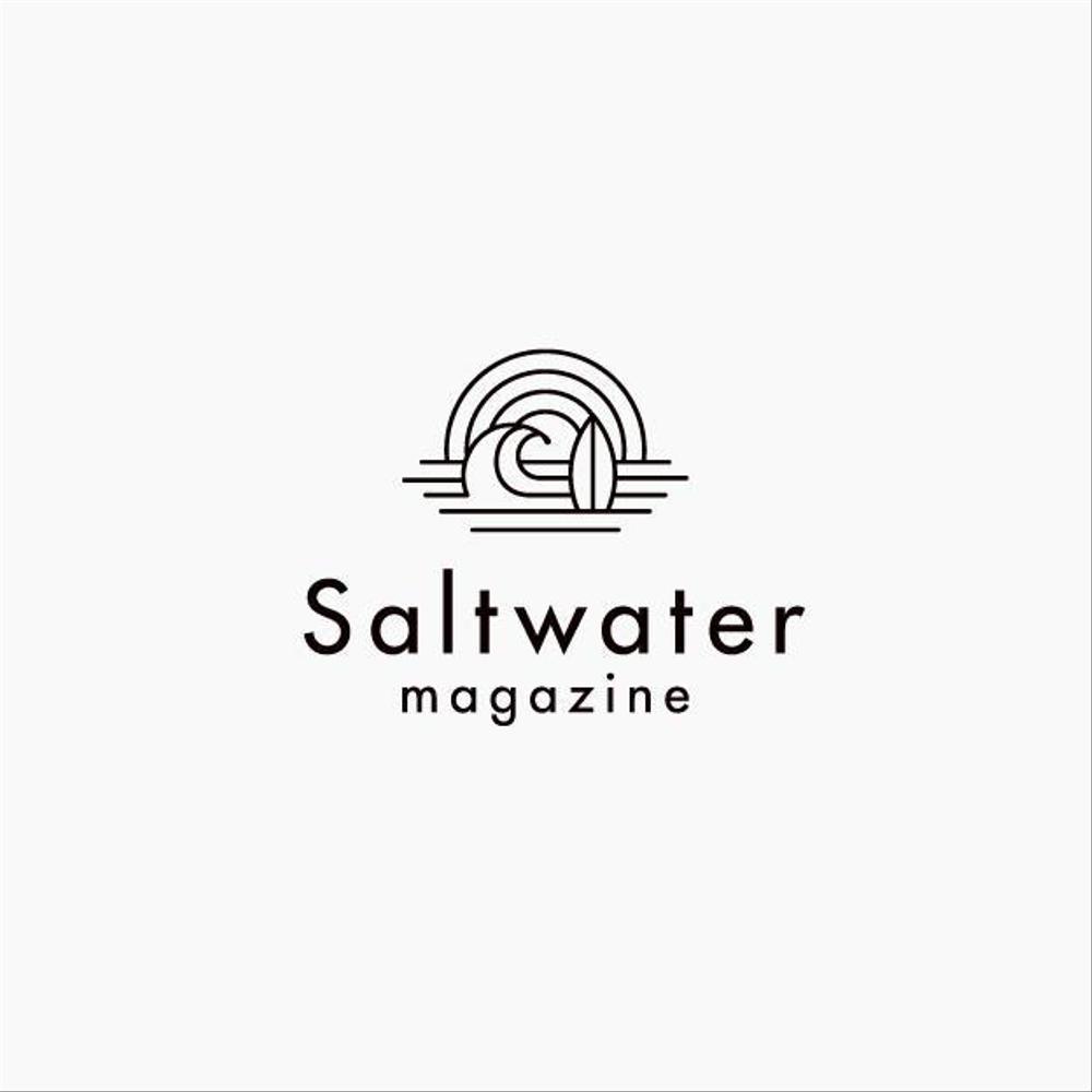 ウェブマガジン「Saltwater Magazine」のロゴ制作