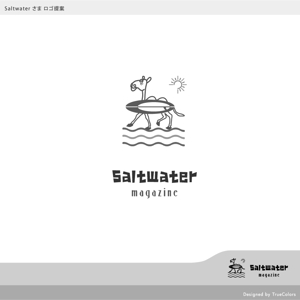 TrueColors (TrueColors)さんのウェブマガジン「Saltwater Magazine」のロゴ制作への提案