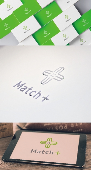 k_31 (katsu31)さんの住宅ブランドネーム「Match＋」のロゴへの提案