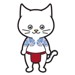 tongkeさんの刺青柄の猫のキャラクターデザインへの提案