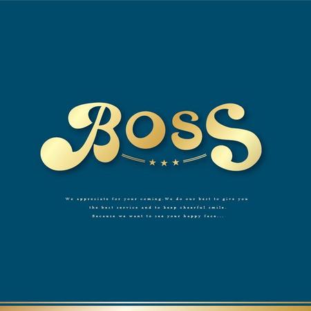 twinz (twinz)さんのカラオケBARの「BOSS」というお店のロゴへの提案