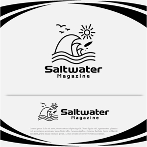 drkigawa (drkigawa)さんのウェブマガジン「Saltwater Magazine」のロゴ制作への提案