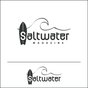 安原　秀美 (I-I_yasuhara)さんのウェブマガジン「Saltwater Magazine」のロゴ制作への提案