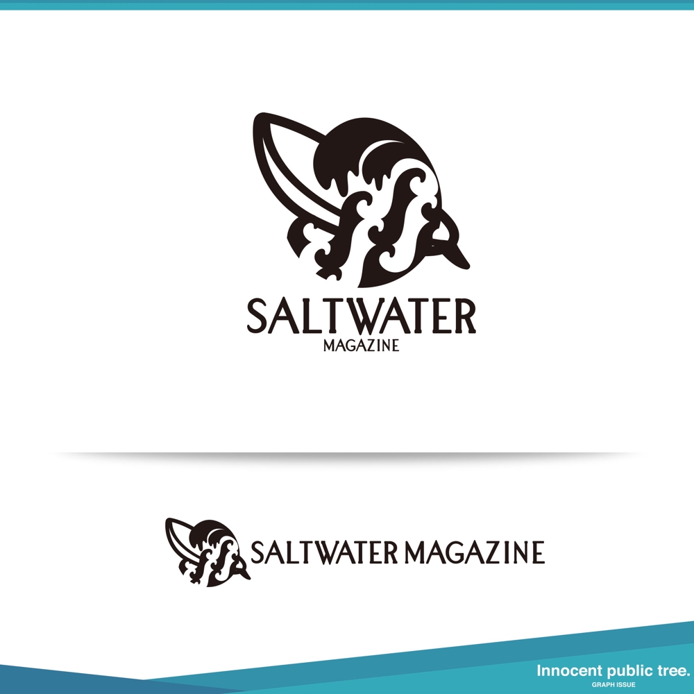 ウェブマガジン「Saltwater Magazine」のロゴ制作
