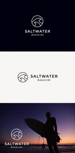 tanaka10 (tanaka10)さんのウェブマガジン「Saltwater Magazine」のロゴ制作への提案