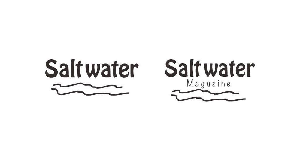 ウェブマガジン「Saltwater Magazine」のロゴ制作