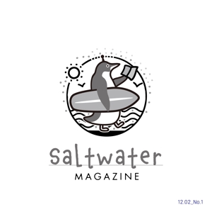 design-nth (d-nishicom)さんのウェブマガジン「Saltwater Magazine」のロゴ制作への提案
