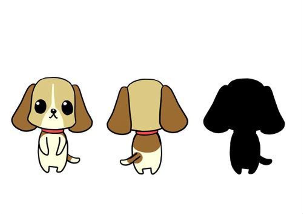 犬のキャラクター制作