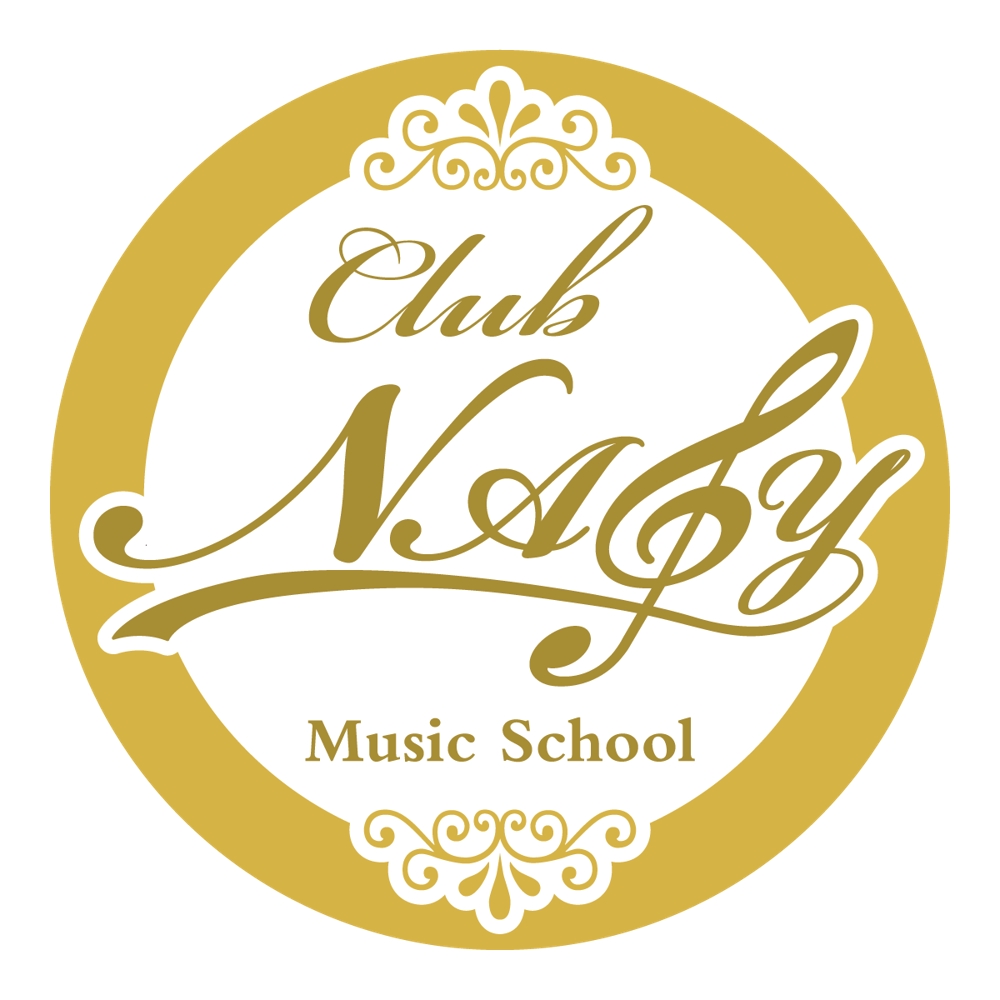 音楽教室を運営する「クラブナージ」のロゴ