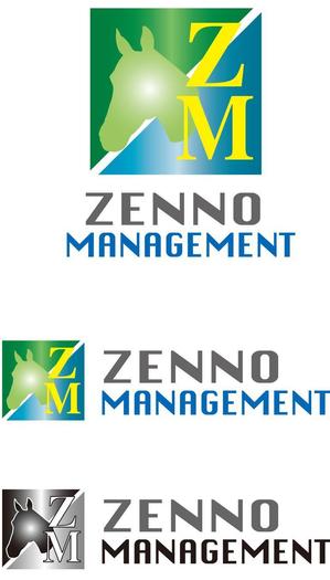 soramomoさんの「ZENNO MANAGEMENT」のロゴ作成への提案