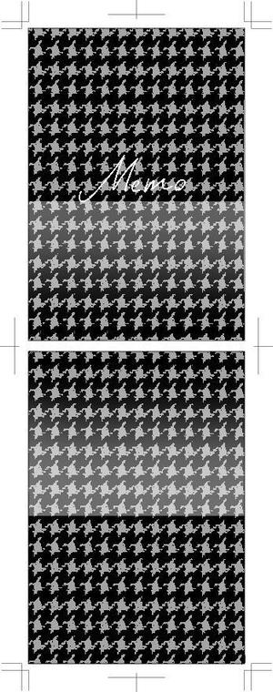 くまくま ()さんのノベルティメモ帳表紙作成依頼への提案