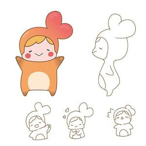 にこ (N_niko)さんの希少がんセンターのキャラクターデザインへの提案