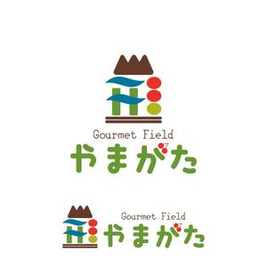 m_mtbooks (m_mtbooks)さんの山形県産の食品を使ったブランド　　「Gourmet　fieldやまがた」　　　のロゴ（商標登録なし）への提案