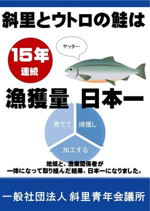 matsupolaさんの鮭の水揚げ高が日本一の漁獲高を誇る町のＰＲパネルへの提案