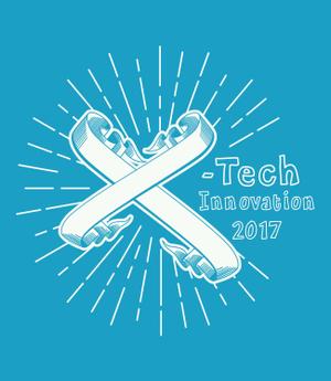 STUDIO ZEAK  (omoidefz750)さんのビジネスコンテスト「X-Tech Innovation 2017」で使用するスタッフ向け ポロシャツのデザインへの提案