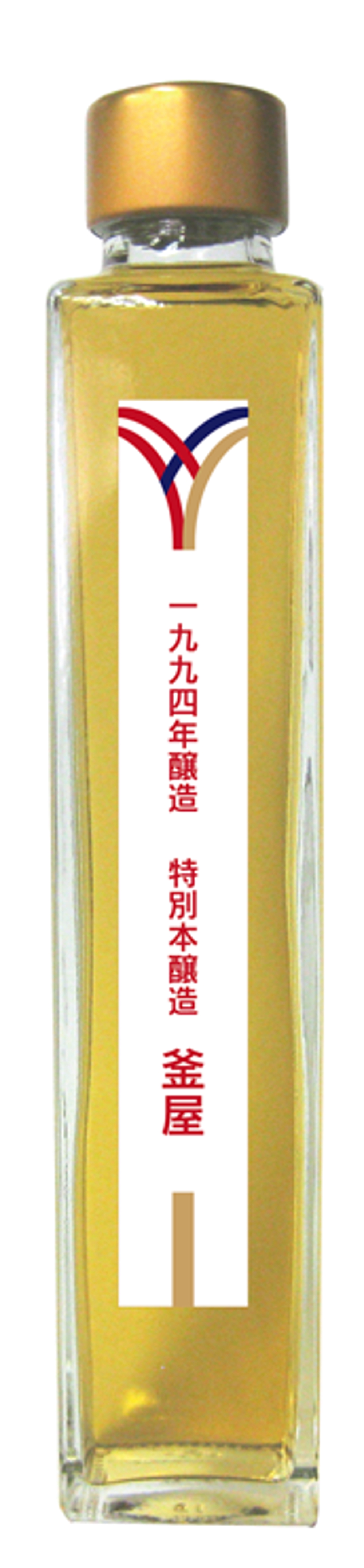 日本酒の古酒のラベルデザイン