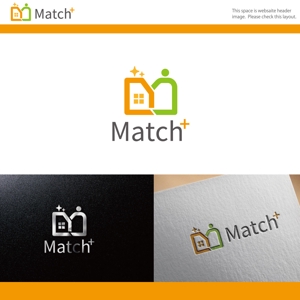 FDP ()さんの住宅ブランドネーム「Match＋」のロゴへの提案
