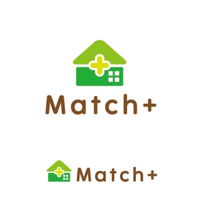 mu_cha (mu_cha)さんの住宅ブランドネーム「Match＋」のロゴへの提案