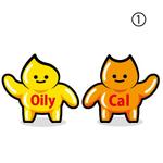fumtoy (fumtoy)さんのカロリー君とオイリーちゃんのキャラクターデザインへの提案
