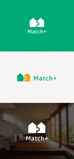 tanaka10 (tanaka10)さんの住宅ブランドネーム「Match＋」のロゴへの提案