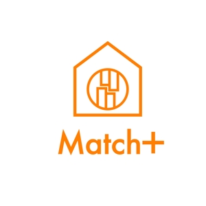 as (asuoasuo)さんの住宅ブランドネーム「Match＋」のロゴへの提案