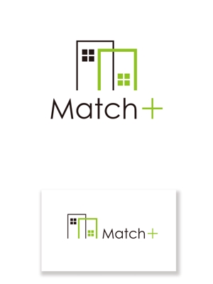 serve2000 (serve2000)さんの住宅ブランドネーム「Match＋」のロゴへの提案