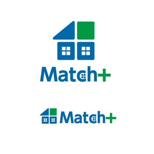 Hagemin (24tara)さんの住宅ブランドネーム「Match＋」のロゴへの提案