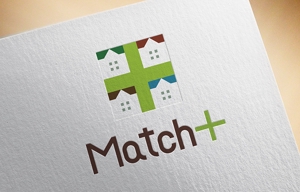 Cat Design (catdesign_1110)さんの住宅ブランドネーム「Match＋」のロゴへの提案