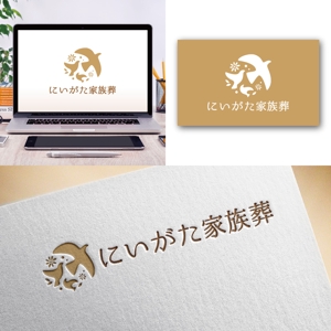 Hi-Design (hirokips)さんの小規模葬ブランド「にいがた家族葬」のロゴへの提案