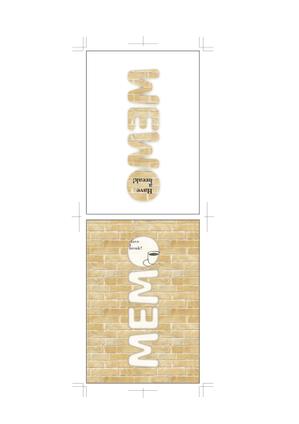 MERU (meeeru31)さんのノベルティメモ帳表紙作成依頼への提案