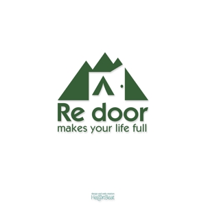 He@rtBeat (HeartBeat)さんのキャンプ/アウトドアブランド「Re door 」のロゴへの提案