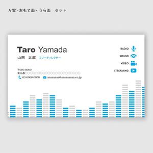 ハナトラ (hanatora)さんのフリーディレクターの名刺デザインへの提案