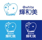 taisyoさんの歯のセルフホワイトニング用液体歯磨き粉「 @white    輝和美 kiwami」のロゴへの提案