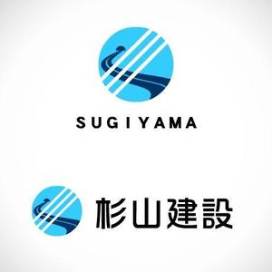 ALUNTRY ()さんの「ＳＵＧＩＹＡＭＡ　　杉山建設」のロゴ作成への提案