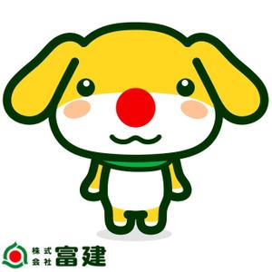 E.crayon (yuuuuuu_ecolibra)さんの株式会社富建の犬のキャラクターデザインへの提案