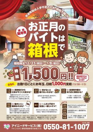 tetsuone (tetsuoneattack)さんの箱根のホテル客室清掃求人広告の募集への提案