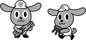 ぼん ()さんの株式会社富建の犬のキャラクターデザインへの提案