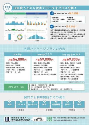 sheep design ()さんの販売管理システムのチラシ作成への提案