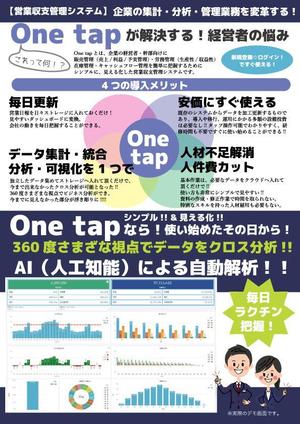 設計デザイナー・エンジニア/修正無制限 (designerRee)さんの販売管理システムのチラシ作成への提案