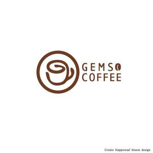 a (bloomy)さんのコーヒーショップのロゴ制作への提案
