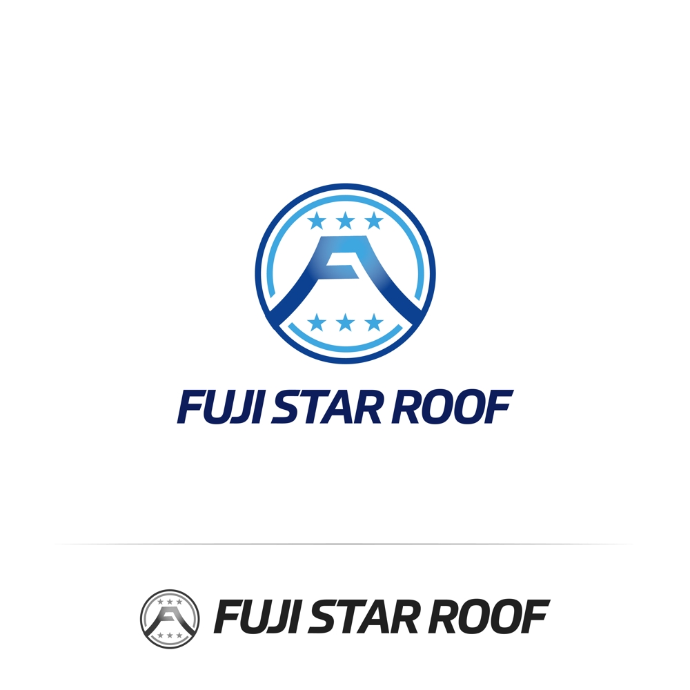 屋根瓦製造ﾒｰｶｰ「フジスレート株式会社」の海外新会社「FUJI STAR ROOF Inc.」のロゴマーク作成