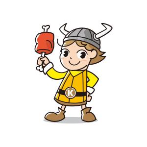 さんの精肉会社（お肉屋）のキャラクターデザインへの提案