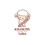 ATARI design (atari)さんのカフェのような子供たちにとってのサードプレイスになれる学習塾 「KAJIKITA-Labo(カジきたラボ)」の　ロゴへの提案